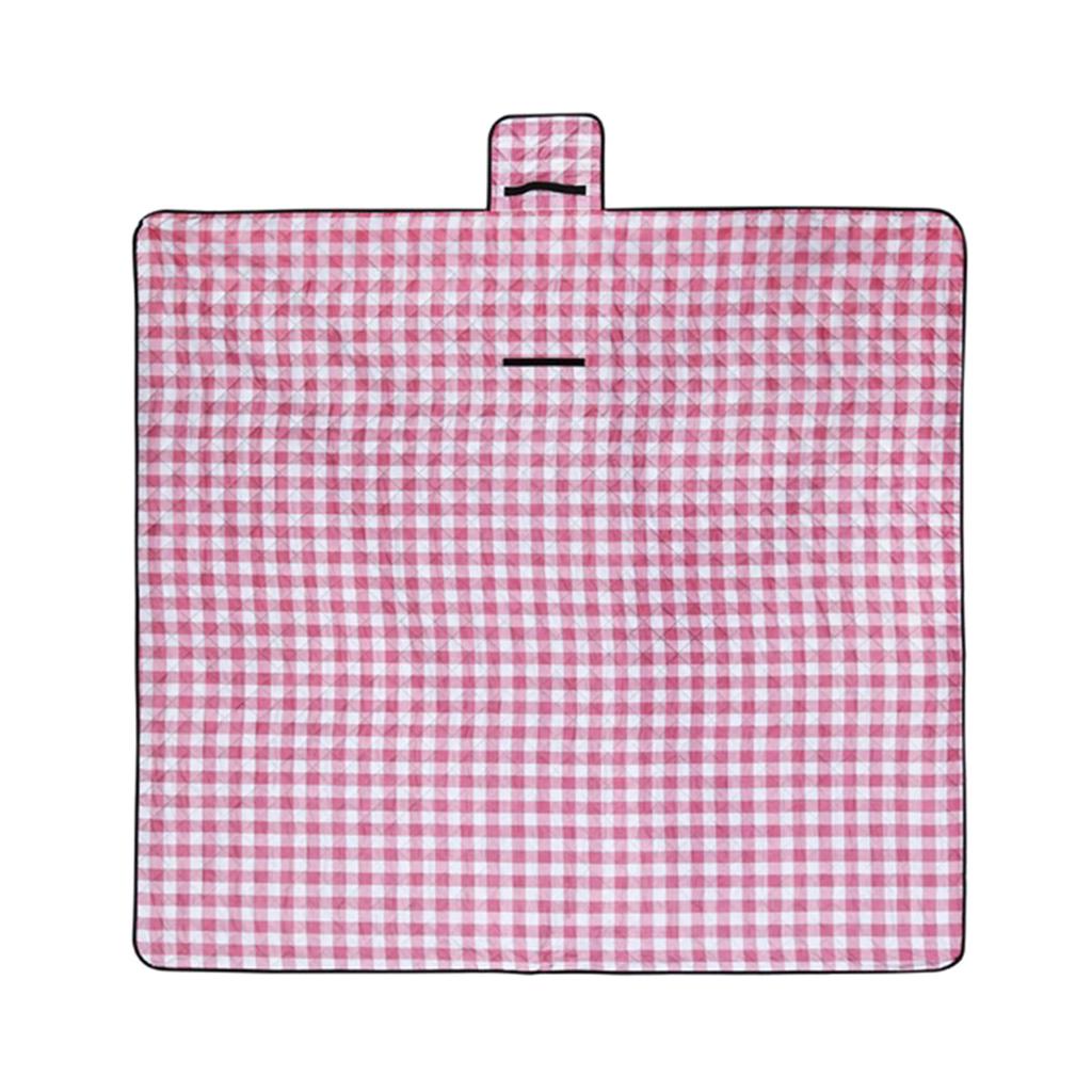 Portable Picnics Blanket Handy Mat Foldable Grid Pattern Beach Rugs Mat for Picnics Campings Travel Outdoor Concert