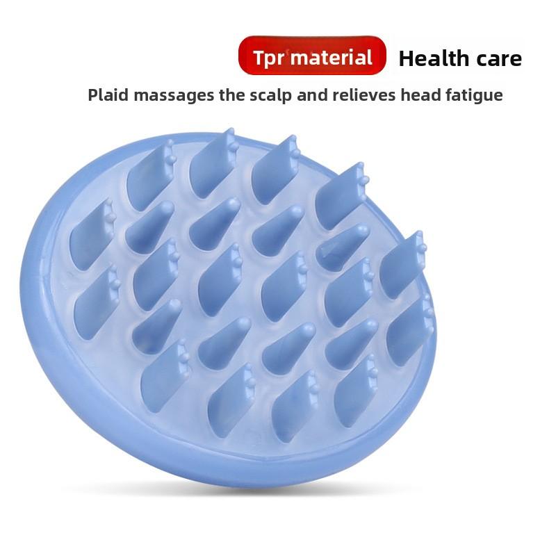 Household Head Shampoo Massage Brush Multifunctional Scalp Cleansing Massage Comb Plastic Handle Shampoo Bath Brush