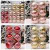 10Pack Shatterproof Baubles Hanging Ornament for Christmas Tree Decorations Christmas Tree Pendant Festival House Decors
