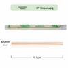 Individually Wrapped Disposable Bamboo Chopsticks - Thickened, Lengthened Round Chopsticks for Restaurants and Takeout