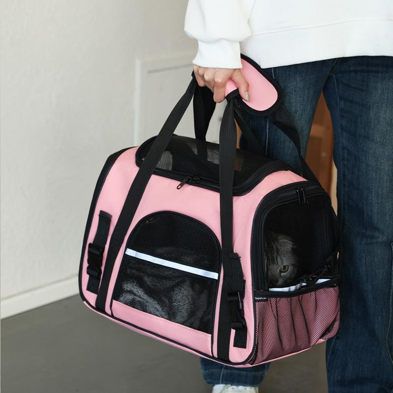 Cat Out Portable Shoulder Bag Breathable Foldable Cat Bag Pet Supplies