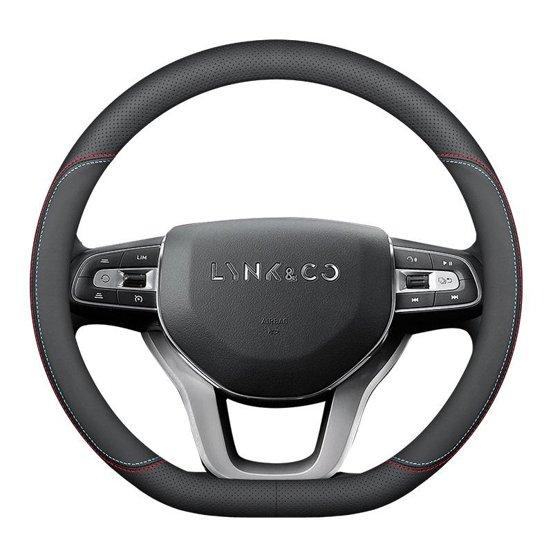 Lynk&Co Models 01-06 Winter Steering Wheel Cover - Genuine Leather, Ultra-thin