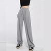 Women's High Waist Drawstring Wide Leg Pants Loose Fit Joggers Straight Leg Trousers Spring Casual Commuter Sweatpants