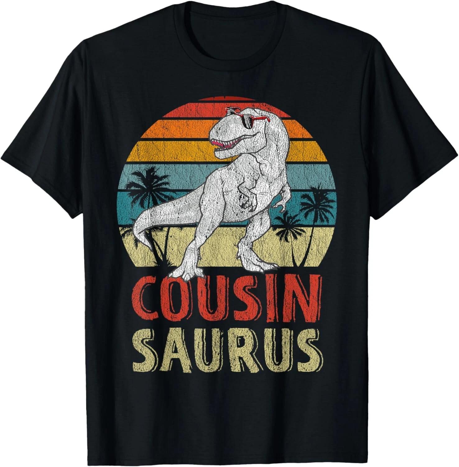 Cousinsaurus T Rex Dinosaur Cousin Saurus Family Matching Gift Unisex T-Shirt XL