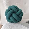 Modern Minimalist Sphere Pillow With Teddy Fleece Cover For Lounge And Sofa Decor