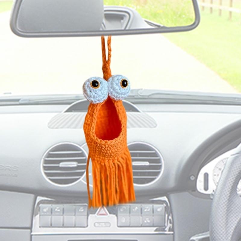 Entzückender Häkel-Aufbewahrungskorb Bastelbedarf Wandhänge-Organizer für kleine Gegenstände Blumen Basteln Dekorativ