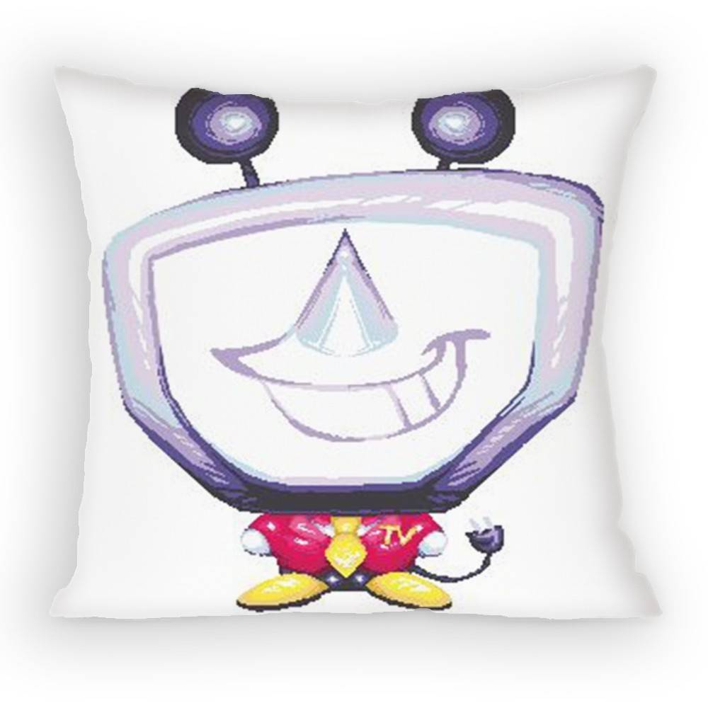 Federa Cuscino Cartone Animato Gioco Deltarune Tenna Meme Divano Soggiorno Camera da Letto Testiera Schienale Cuscino Cuscino Quadrato Ora del Pisolino