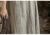 Linen Tie-Dye Adjustable Strappy Dress - Retro French Elegant Casual Wear for Spring and Summer