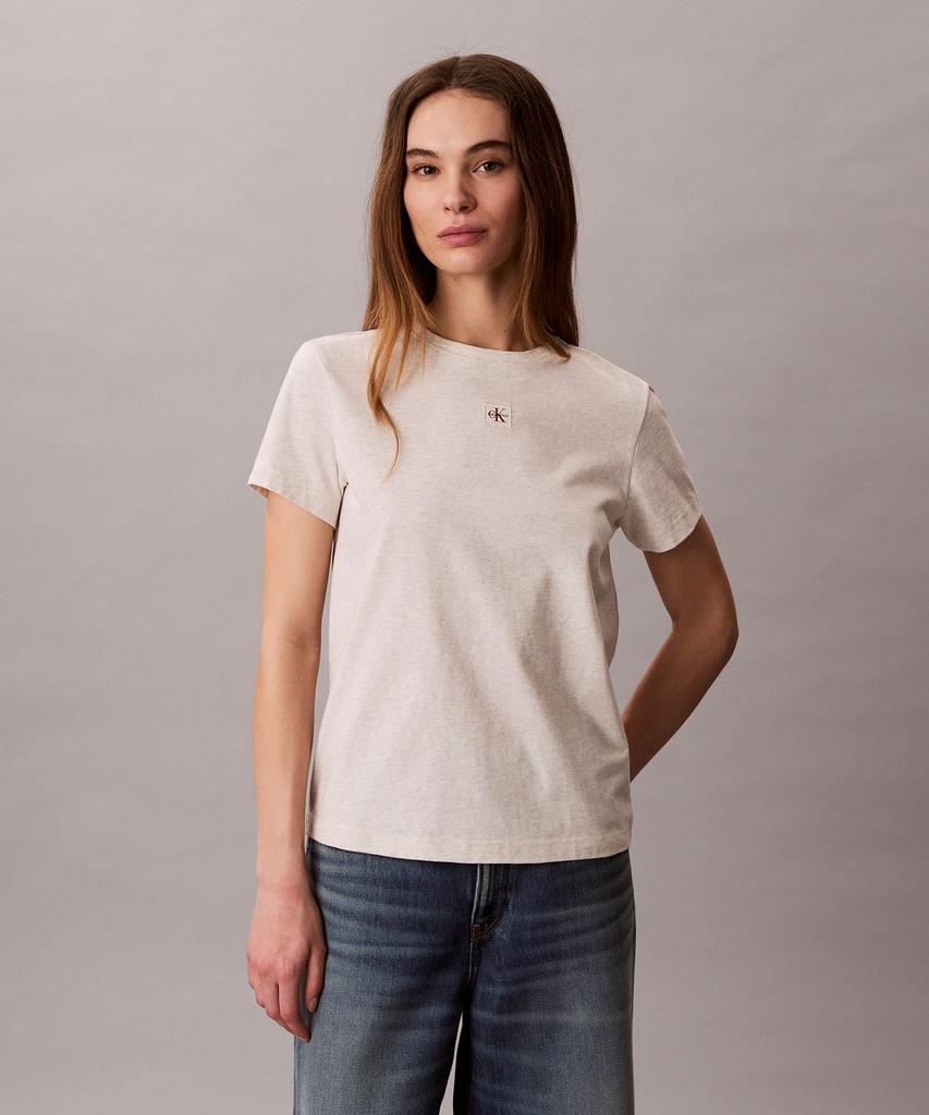 Kaelbinkeullainjin Women'S Woven Label Classic Fit Short Sleeve T-Shirt 47F227G P4P
