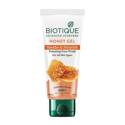 Washing Gel with Honey (100 Ml), Honey Gel Soothe & Nourish Foaming Face Wash,
