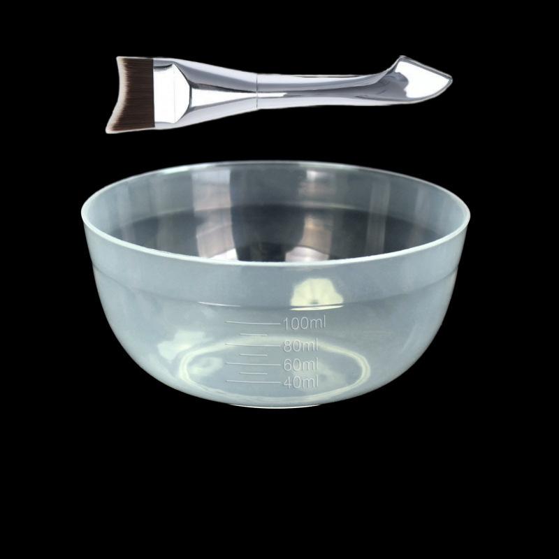 DIY Beauty Mask Tool Mask Bowl Set Plastic Mask Stick Mixing Bowl Beauty Bowl Spa Beauty