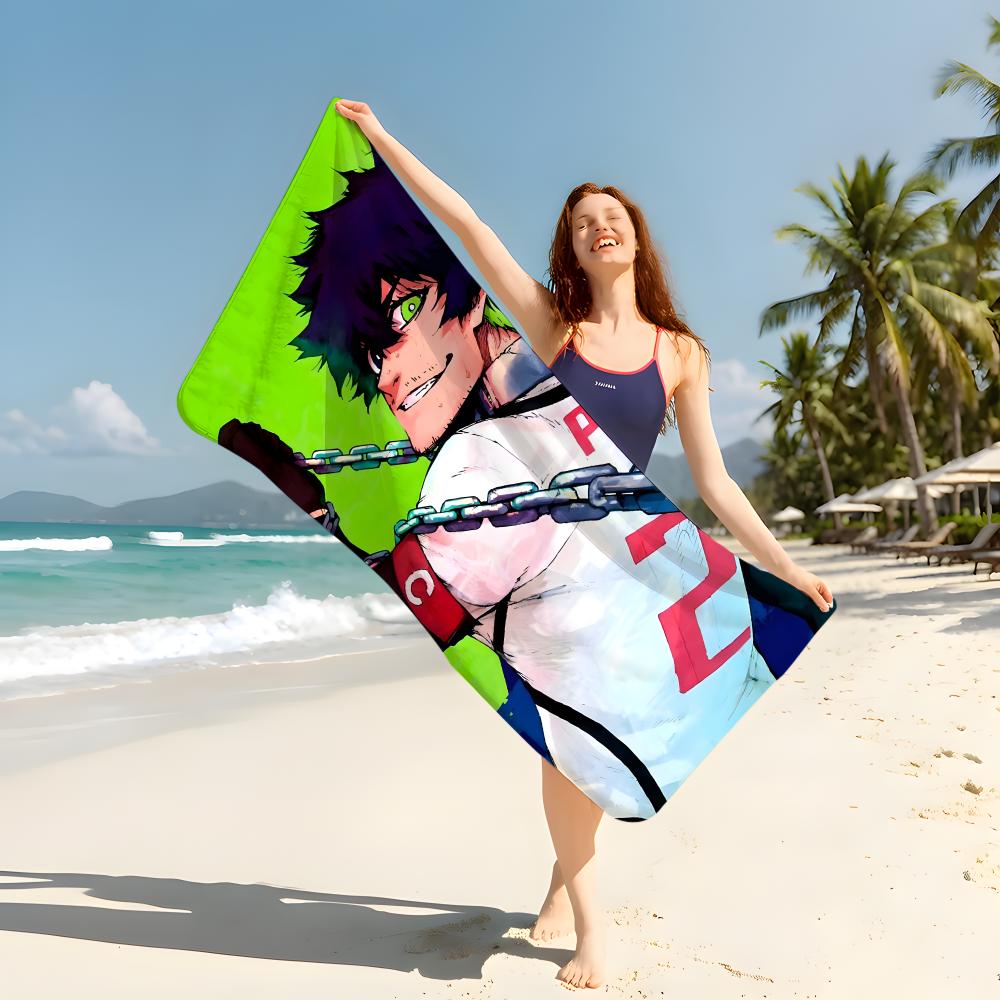 Anime B-BlueLock Towel Beach Blanket Towel  For Travel Gym Shower Luxury Lightweight Camping Pool hot