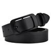 Black Vintage Sophisticated Buckle Belt For Women Ideal For Casual Denim Wear