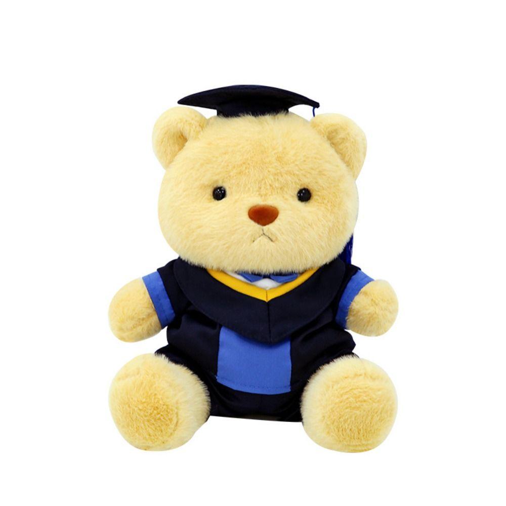 Removable Outerwear Doctor Cap Graduation Bear Doll Sitting Bear Plush Doll  Party Favors