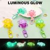 10 Pack Assorted Glowing Turtles Keychains Vibranting Color Easy to Use and Sturdy Materials for All Ages Daily Use