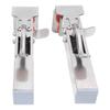 2PCS Adjustable Drawer Fixing Clips with 2 Clamping Pieces Cabinet Drawer Panel Installation Clamp