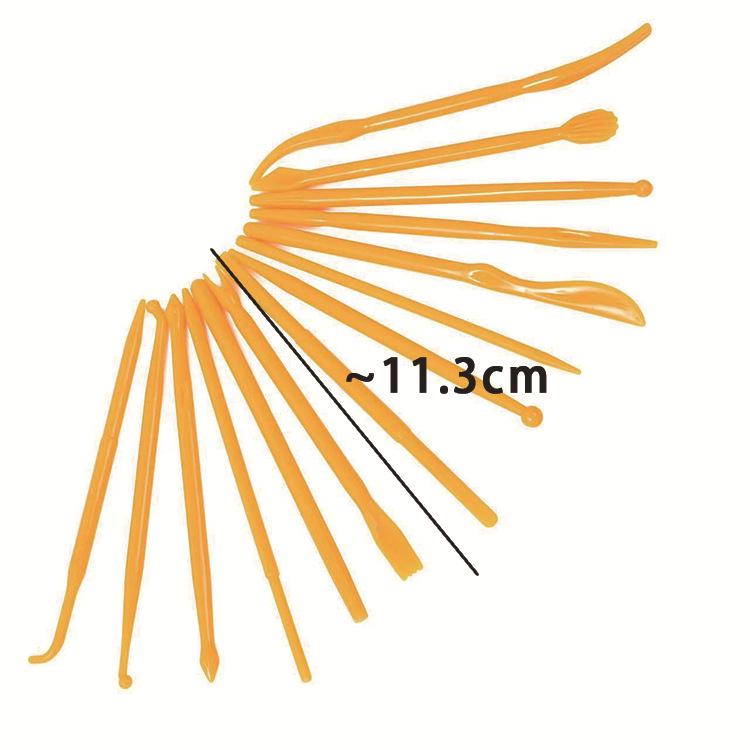 

Super Light Clay Kit: 14 Mini Sculpting Tools, Polymer Clay Shaping Knives, Baking & Embossing Pens