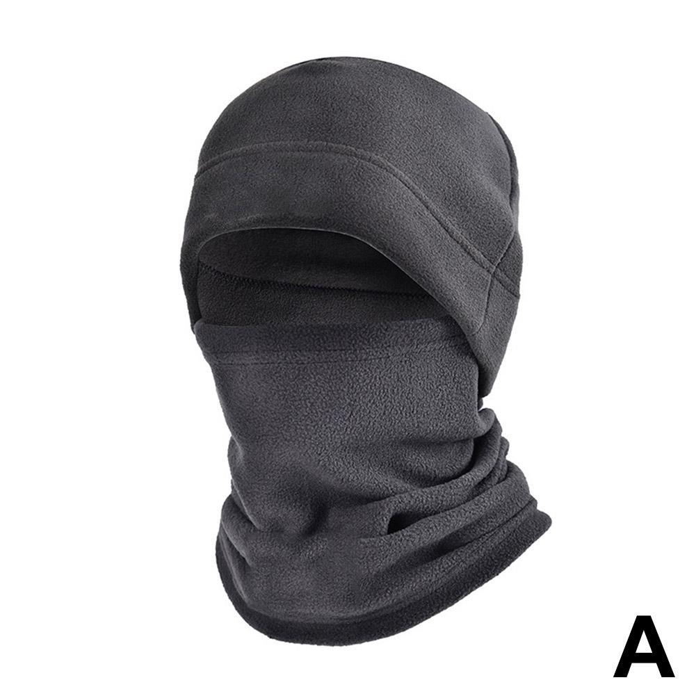 Căciulă Polară Corală de Iarnă Fleece Balaclava Bărbați Încălzitor pentru Față Căciuli Sport Căciuli Termice Acoperire Fular R9U7