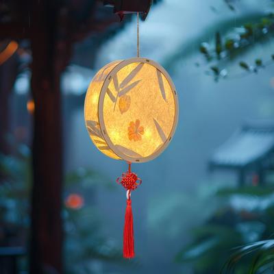 Laternen-Bastelset Mondjahr Hängend für Chinesisches Festival