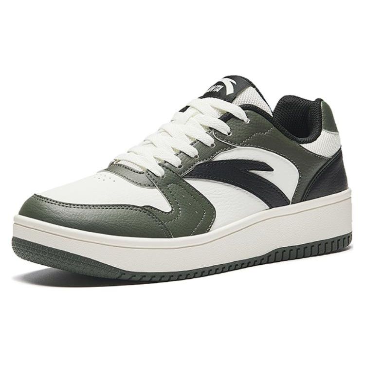 Anta Lifestyle Series Little Inspiration Non-Slip Wear-Resistant Lightweight Low-Top Skate Shoes Men Sneakers Black White Gray 912518068F-13