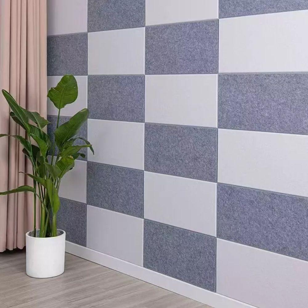 Anti Static Acoustic Foam Panels Self-Adhesive Noise Absorption Tiles Soundproofing Foam Panel KTV