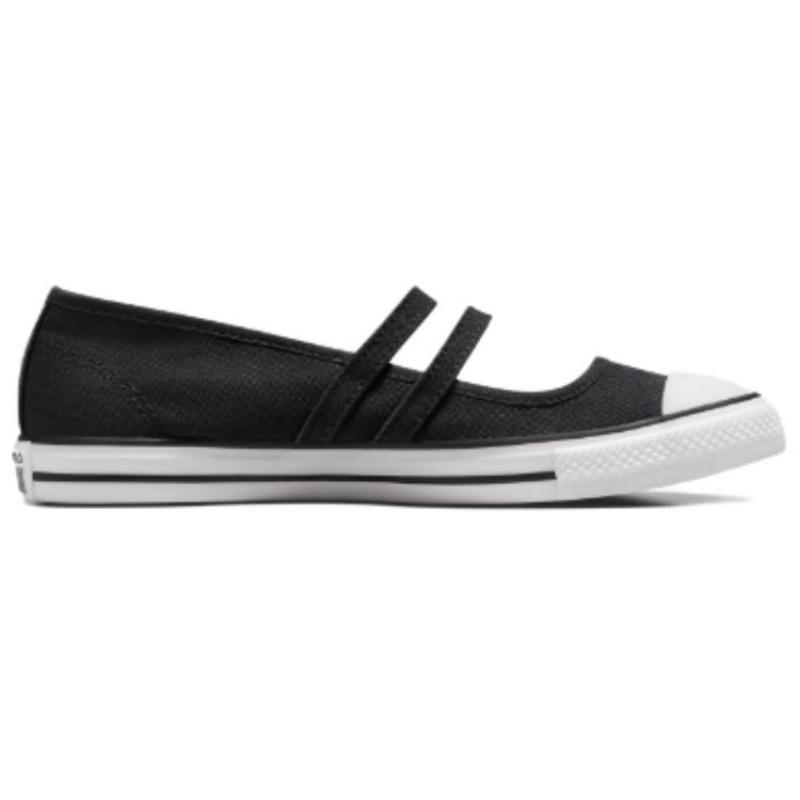 Converse Chuck Taylor All Star Damen Niedrige Canvas-Schuhe Mode Vielseitig Schwarz A11551C
