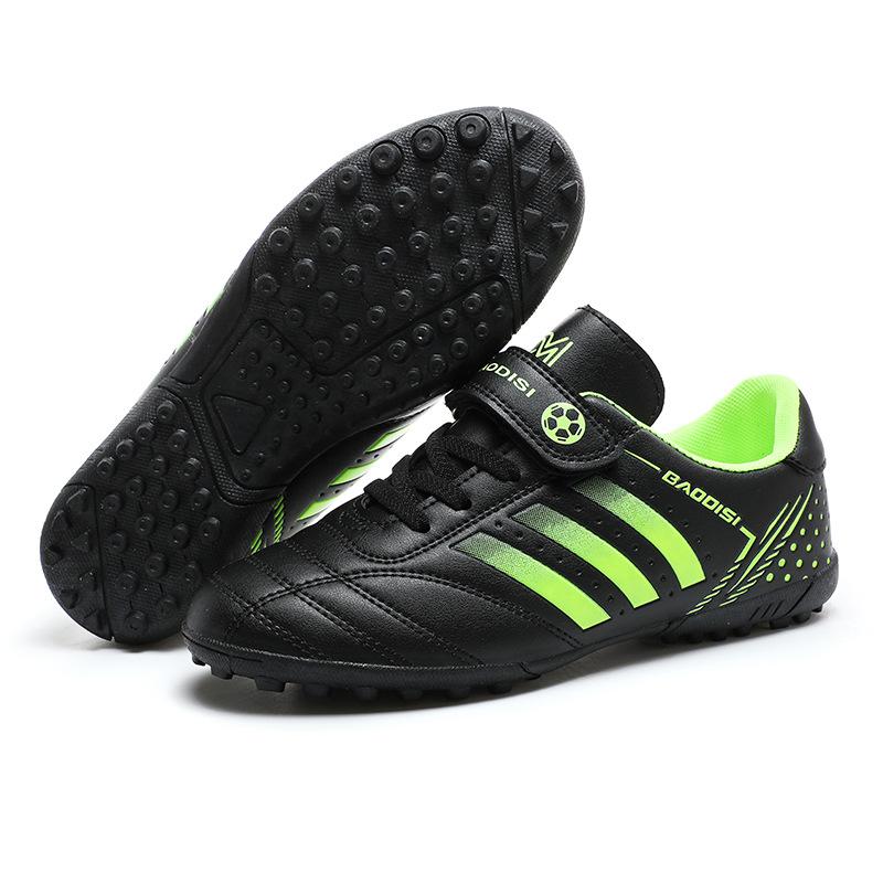 Ghete de fotbal pentru copii, băieți și fete, elevi de școală primară și gimnazială, cu velcro, cuie rupte cu talpă joasă, anti-ski