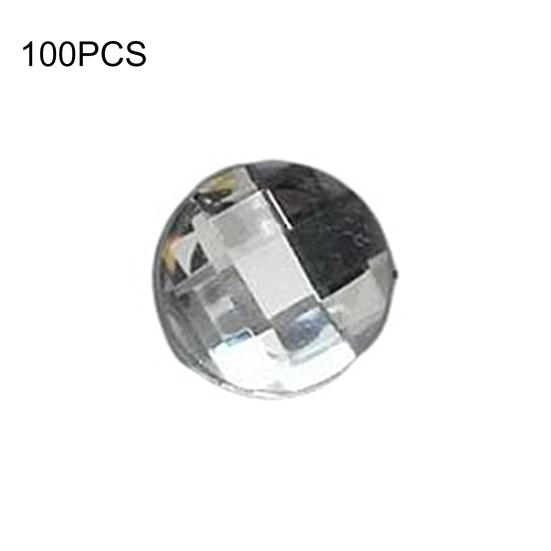 

Блестящие ювелирные изделия для декора одежды. 100 шт 6mm белый