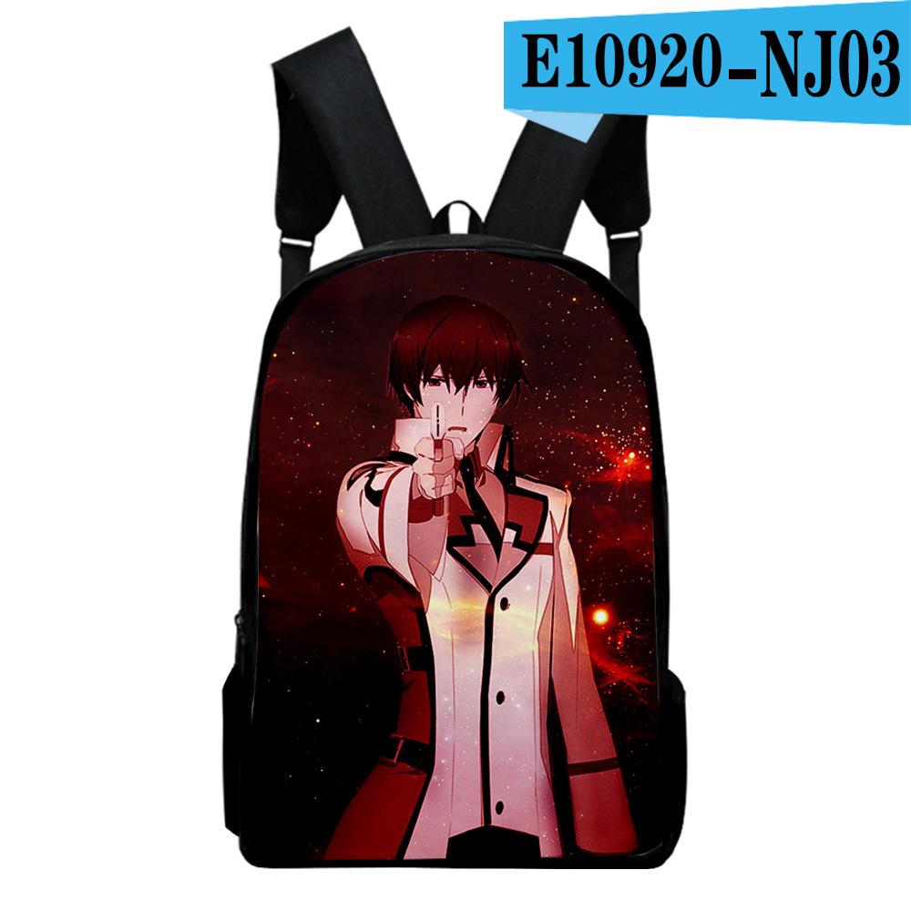 Classic The Irregular At Magic High School Notebook Backpacks Pupil Bags 3D Print Oxford Waterproof Boys/Girls Laptop Backpacks