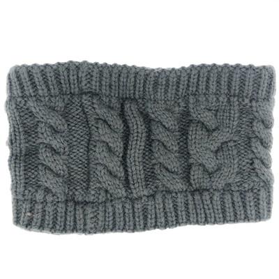 Women Solid Color Knit Topless Wool Hat Warm Winter Skullies Beanies Snow Cap