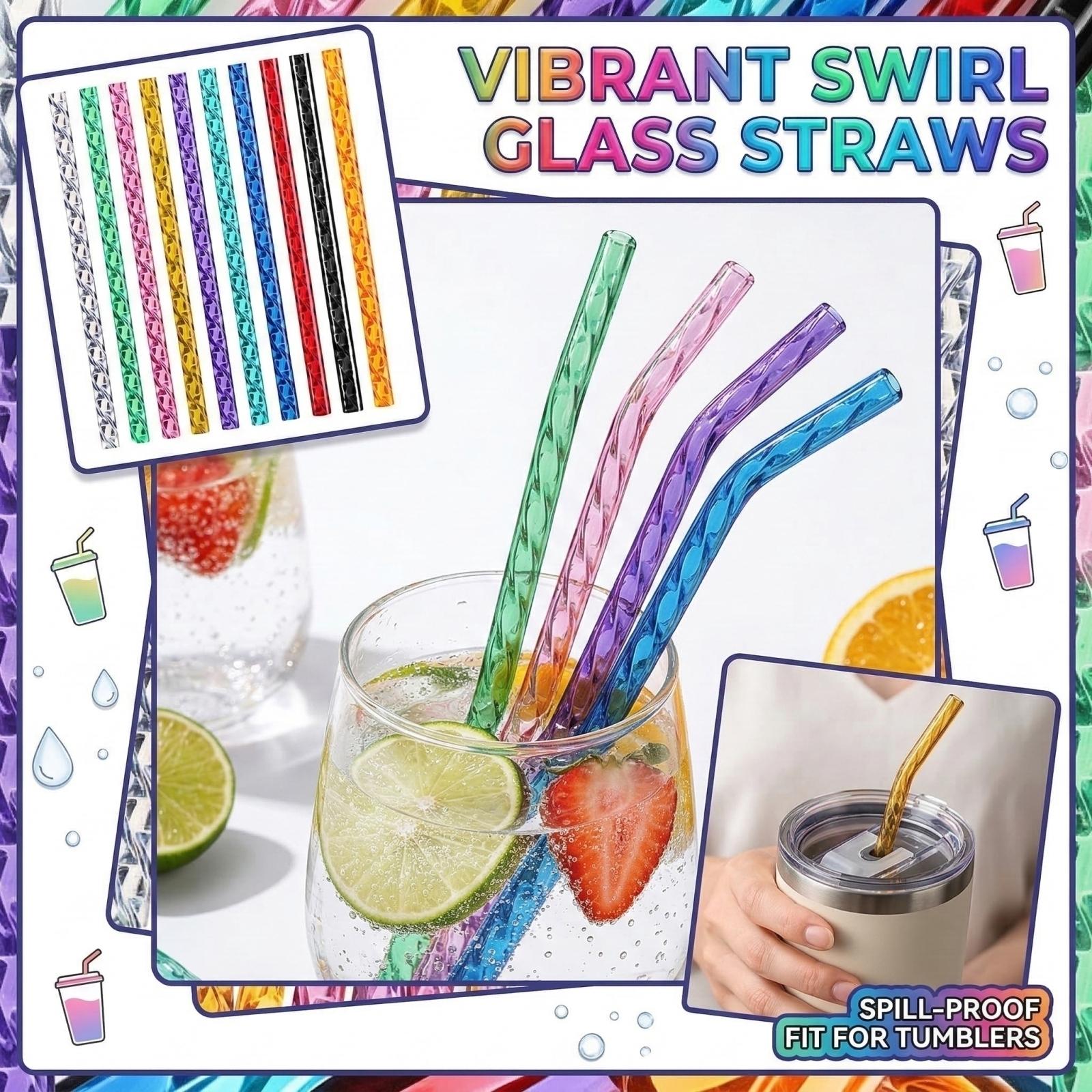 

Reusable Plastic Flash Cup Straw One Size