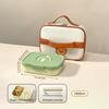 WORTHBUY Large Capacity Plastic Divided Bento Lunch Box Microwave Portable Leak-proof Cold And Hot Food Container For Student