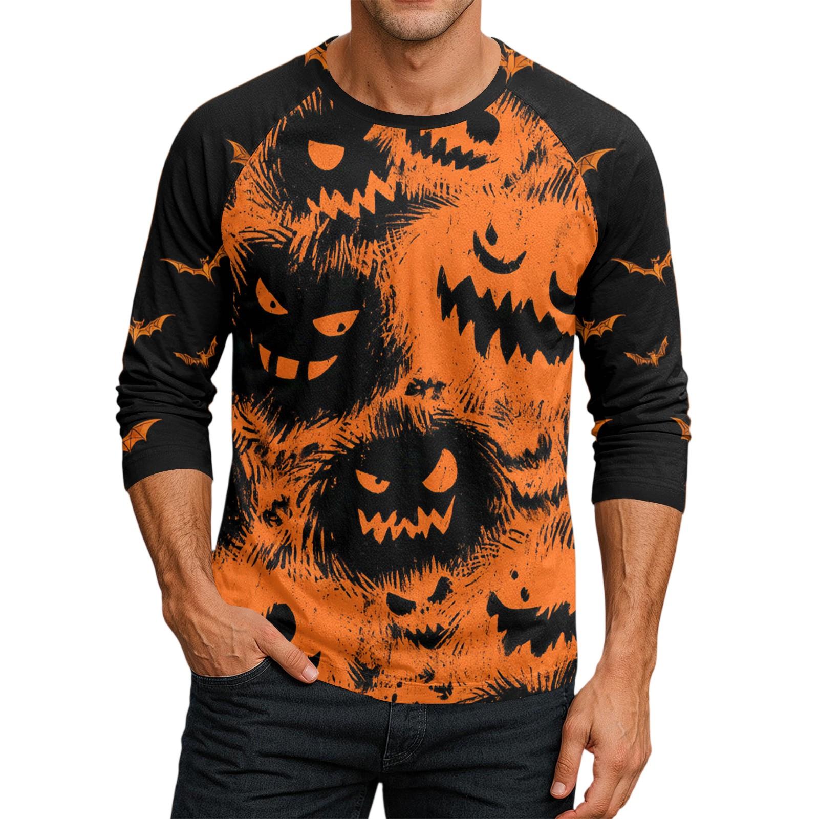 

Мужской топ-футболка с круглым вырезом и рукавами-плунжерами XL шафрановый