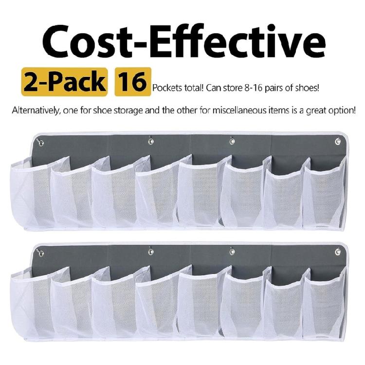 Oszczędzająca miejsce torba do przechowywania do pokoi w akademiku Torby wiszące z haczykami Organizer na buty