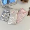 Korean Bow PU Sunglasses Storage Bag - Pink, Portable, Pressure-Resistant with Cotton Filling