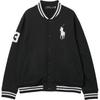 Polo Ralph Lauren Embroidered Baseball Collar Long Sleeve Jacket Men jackets Black MNPOKNI16824057-001
