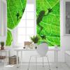 Frog Shadow Leaf Plant Natural  Window Curtains Curtains for Living Room Decorative Items Living Room