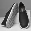 High Quality Casual Leather Shoes Fashion Slip on Office Business Shoes Comfy Men's Loafers Classic Male Dress Shoes Moccasins