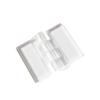 10Pcs New Transparent Folding Hinge Clear Foldable Door Hinges 270 Degree Acrylic Furniture Hardware DIY Cabinet Door Box