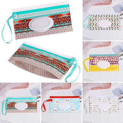 Carrying Case Snap-Strap Portable Stroller Accessories Cosmetic Pouch Wet Wipes Bag Tissue Box