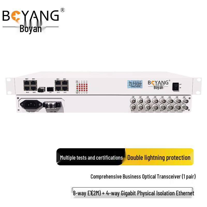 BOYANG 8E1+4GV Integrated Optical Transceiver