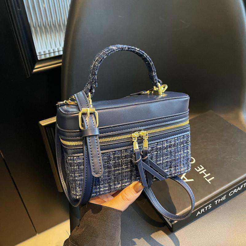 IELGY Autumn Winter Fashion One-Shoulder Messenger Bag Ladies Portable Mini Bucket Bag
