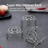 Ultra Mini Steaming Rack 2PCS Different Heights, Egg Steaming Rack Mini Stainless Steel Height Small Leg Rack, Small Cup Pot Holder