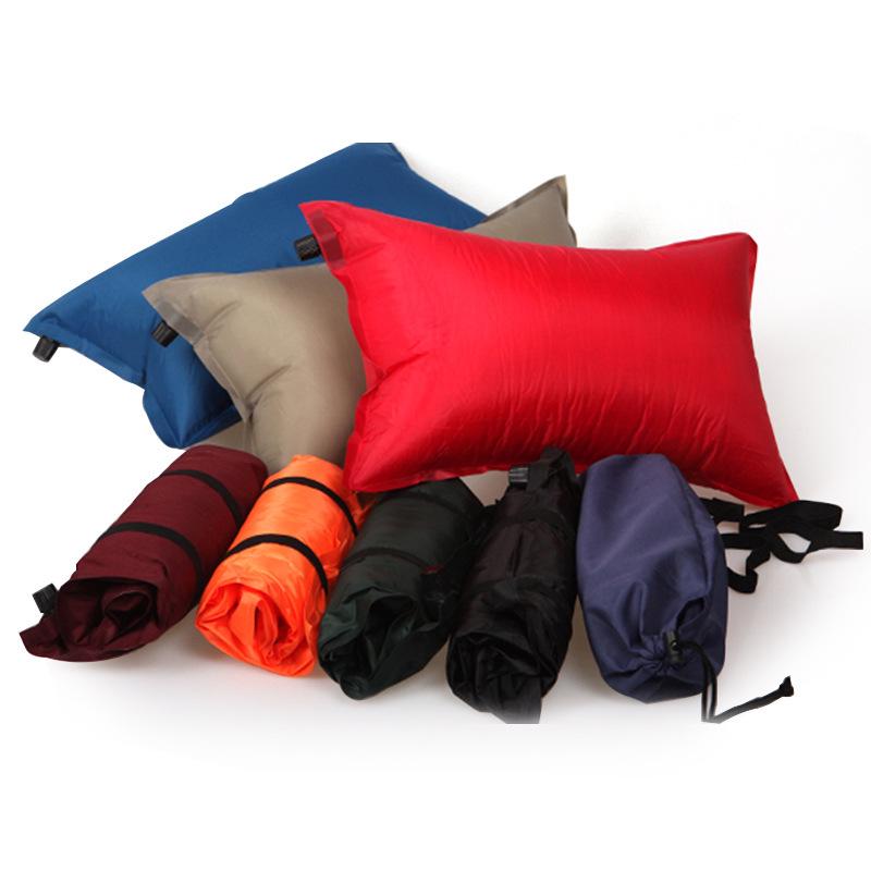 Portable Automatic Inflatable Camping Pillow with Compression Backrest