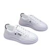 2025 Spring Women's White Korean Style Platform Sneakers – Versatile Height-Increasing Casual Shoes