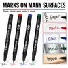 Waterproof 1.0mm Fine Tip Marker Pen for Colorful Quick-Drying Surface Labeling