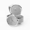 KLON Pair Watches, Silver, Perfect Gift for Couples, Pwatch-waka38-sm-mr
