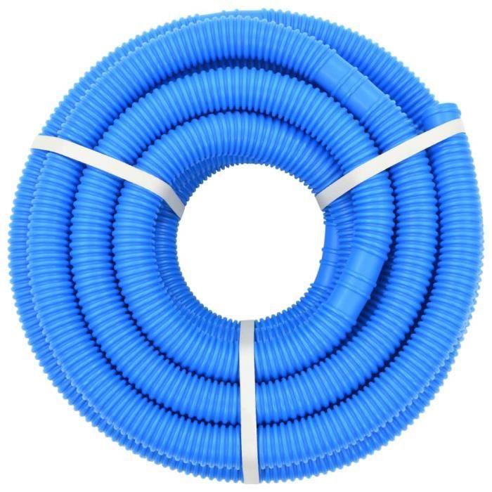 VidaXL Tuyau de piscine Bleu 32 mm 12,1 m