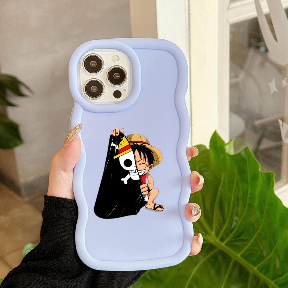 LZ28 One Piece Luffy Gear 5 Silicone Phone Cases for Samsung A15 A16 S23 FE S24 Ultra A34 A54 A14 A55 Motorola G32 E14 OnePlus Soft Cover