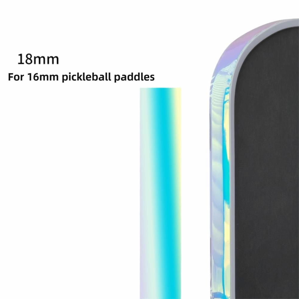 

Laser Glittering Pickleball Racket Edge Sticker Shock Absorption Luminous Frame Protective Tape Anti-fall Scratch-proof